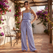 Women's Striped Summer Set