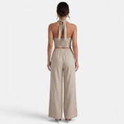 Women's Elegant Linen Summer Set