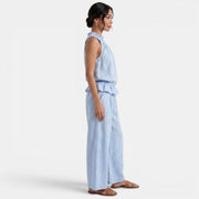 Women's Sleeveless Linen Set for Summer