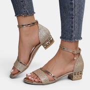Elegant Low-Heeled Sandals for Women