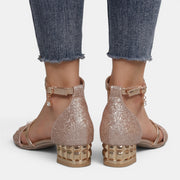Elegant Low-Heeled Sandals for Women