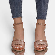 Elegant Low-Heeled Sandals for Women