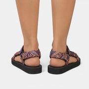 Women's Comfortable Ethnic Velcro Sandals