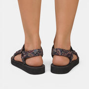 Women's Comfortable Ethnic Velcro Sandals