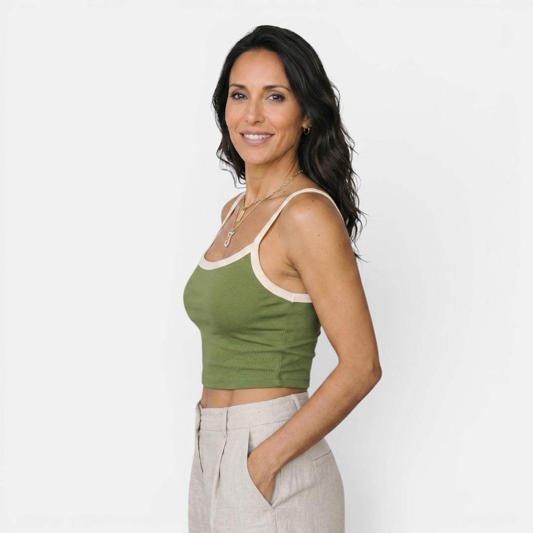 Top Corto Mujer Verano Ajustado