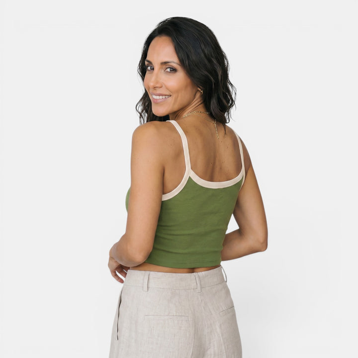 Top Corto Mujer Verano Ajustado