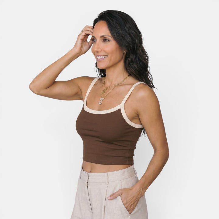 Top Corto Mujer Verano Ajustado