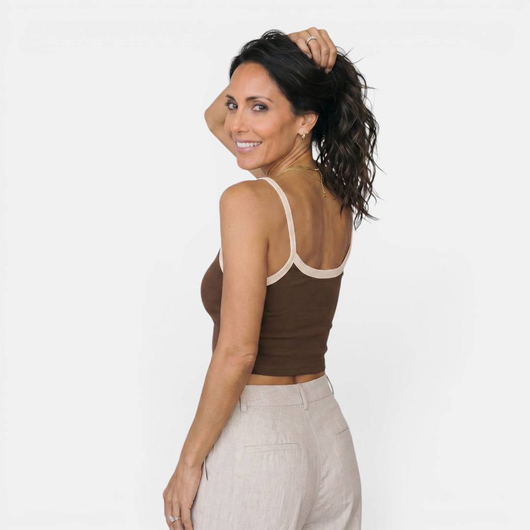 Top Corto Mujer Verano Ajustado