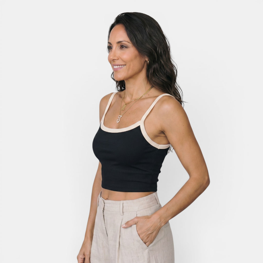 Top Corto Mujer Verano Ajustado