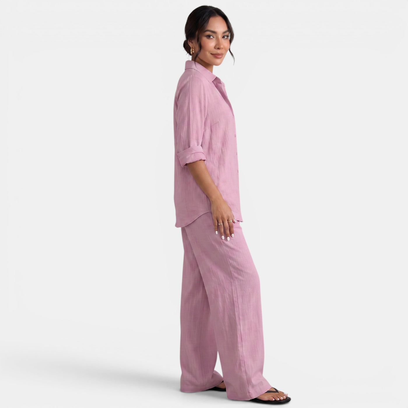 Women's Boho Linen Set