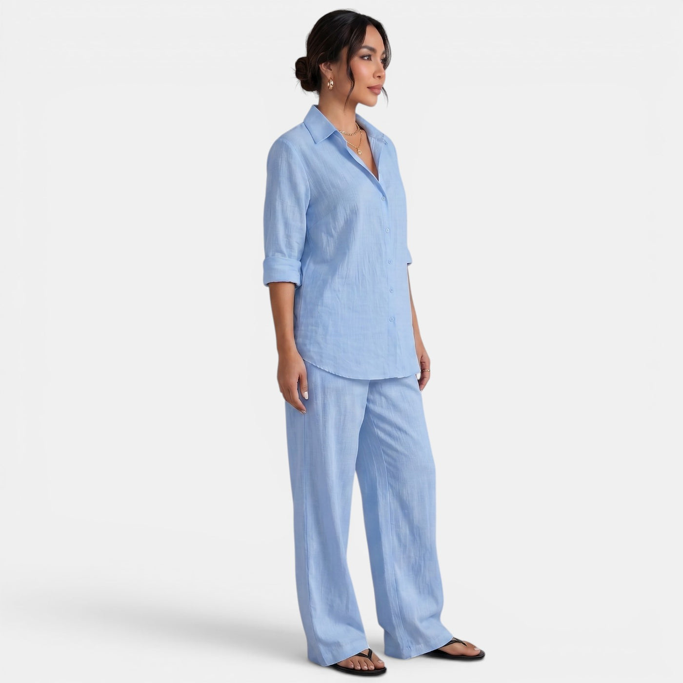 Women's Boho Linen Set