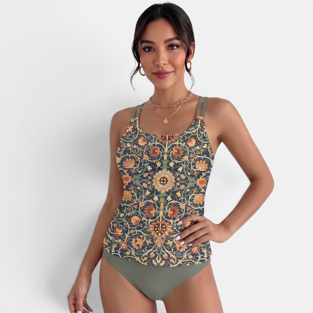 Bikini Floral Mujer Verano