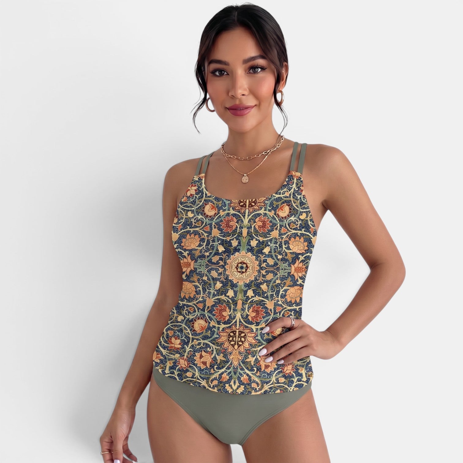 Bikini Floral Mujer Verano