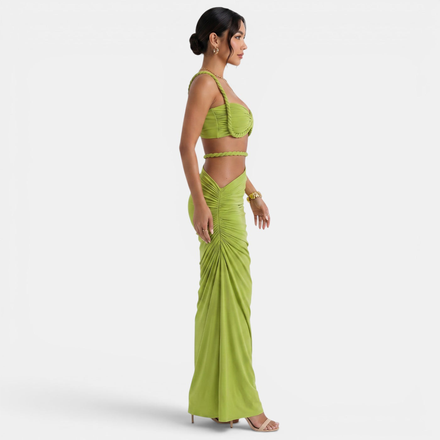 Women's Top and Maxi Skirt Set