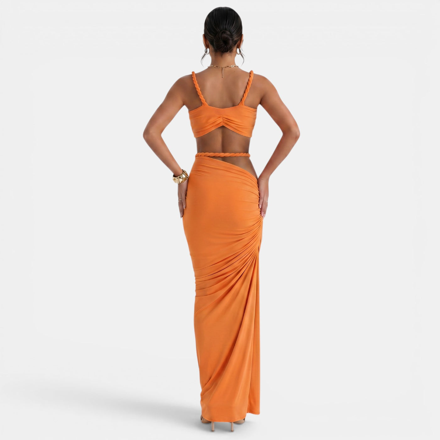 Women's Top and Maxi Skirt Set