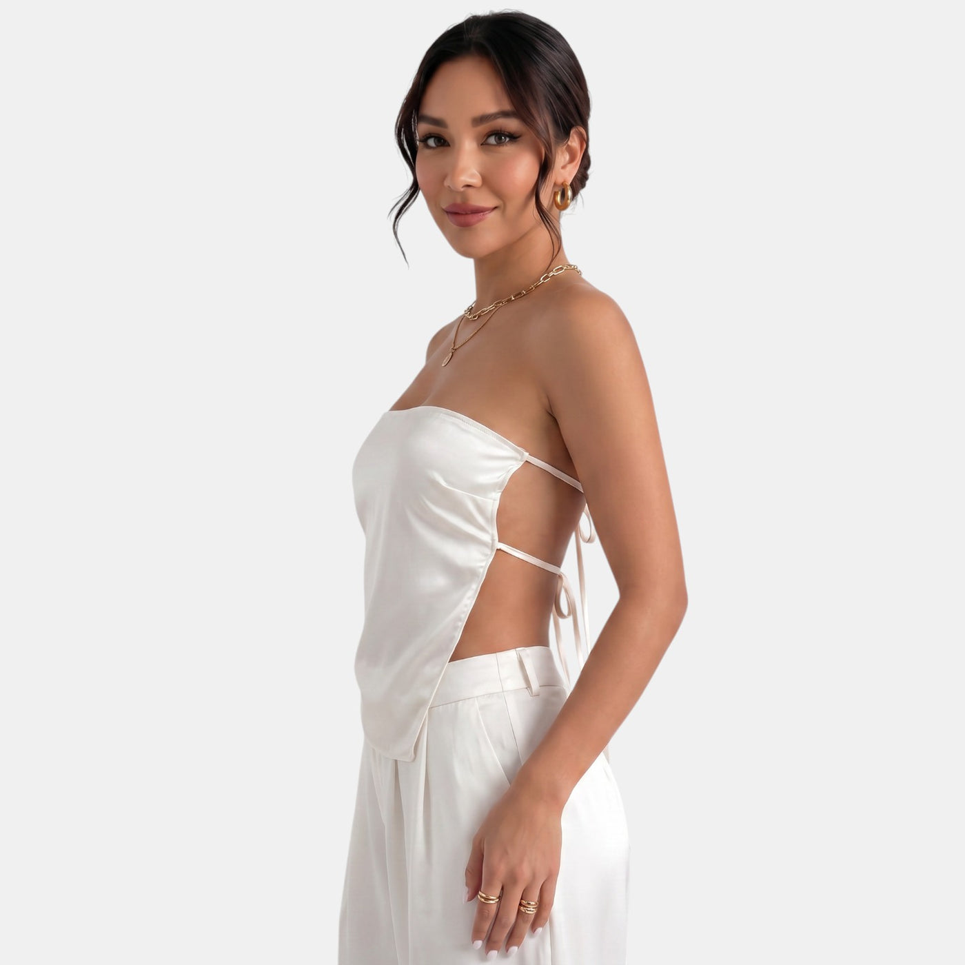 Y2K Women's Satin Top
