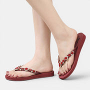 Women's Flat Rhinestone Sandals