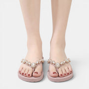 Women's Flat Rhinestone Sandals