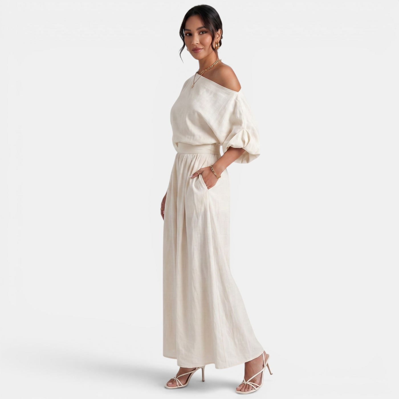 Women's Elegant Bardot Set