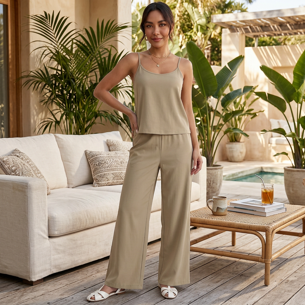 Conjunto Elegante Mujer Verano