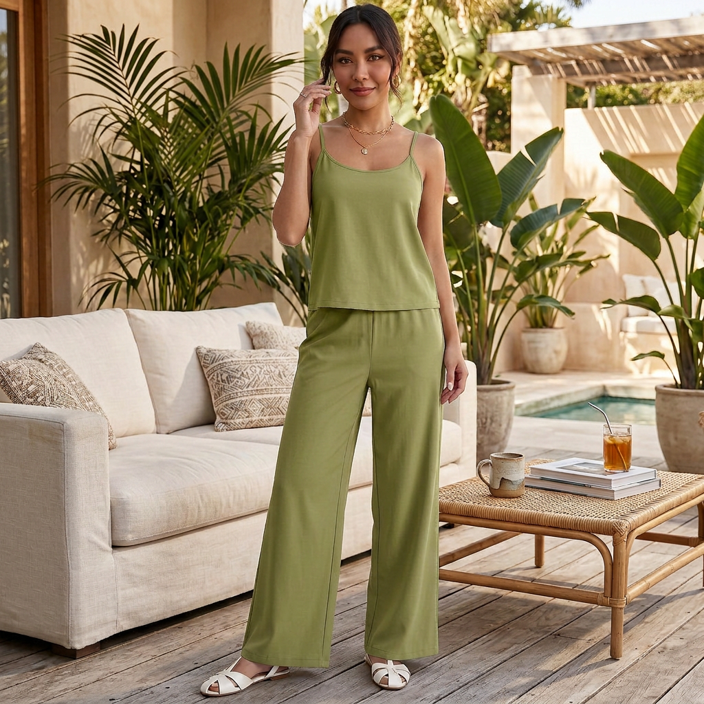 Conjunto Elegante Mujer Verano