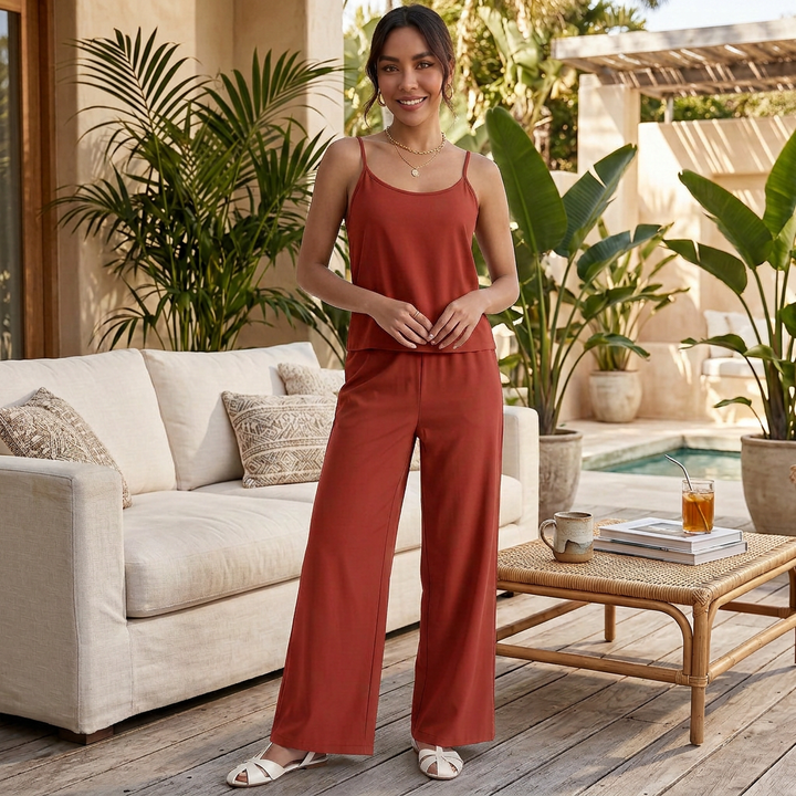 Conjunto Elegante Mujer Verano