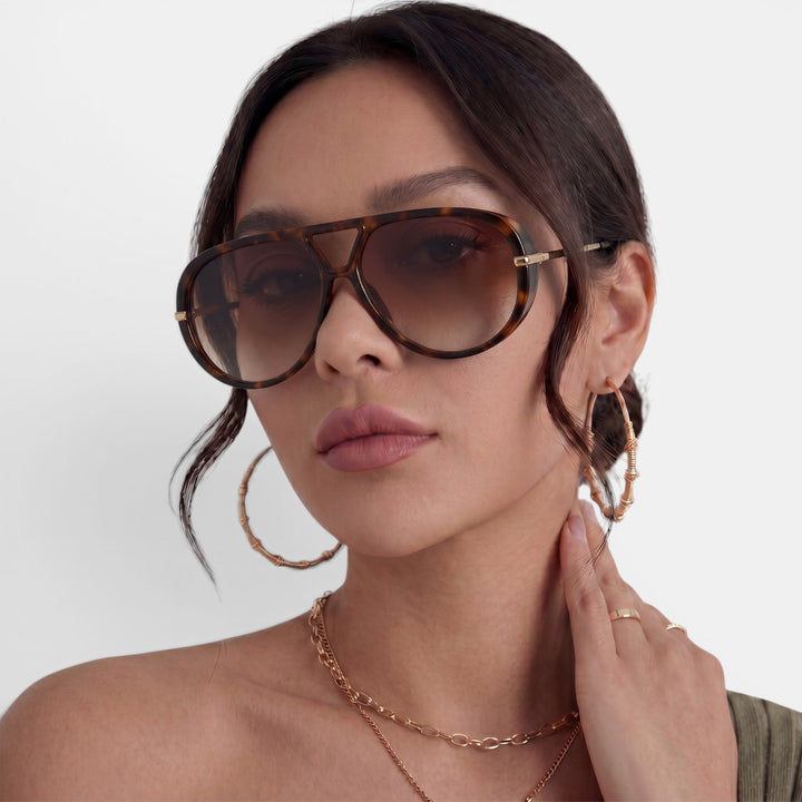 Gafas Aviador Oversize Mujer