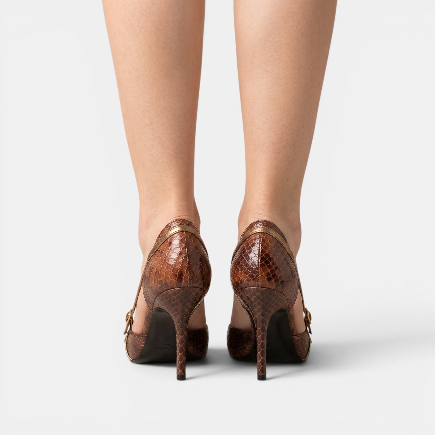 Tacones Stiletto Mujer Serpiente