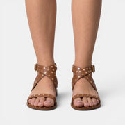 Women's Flat Studded Sandals