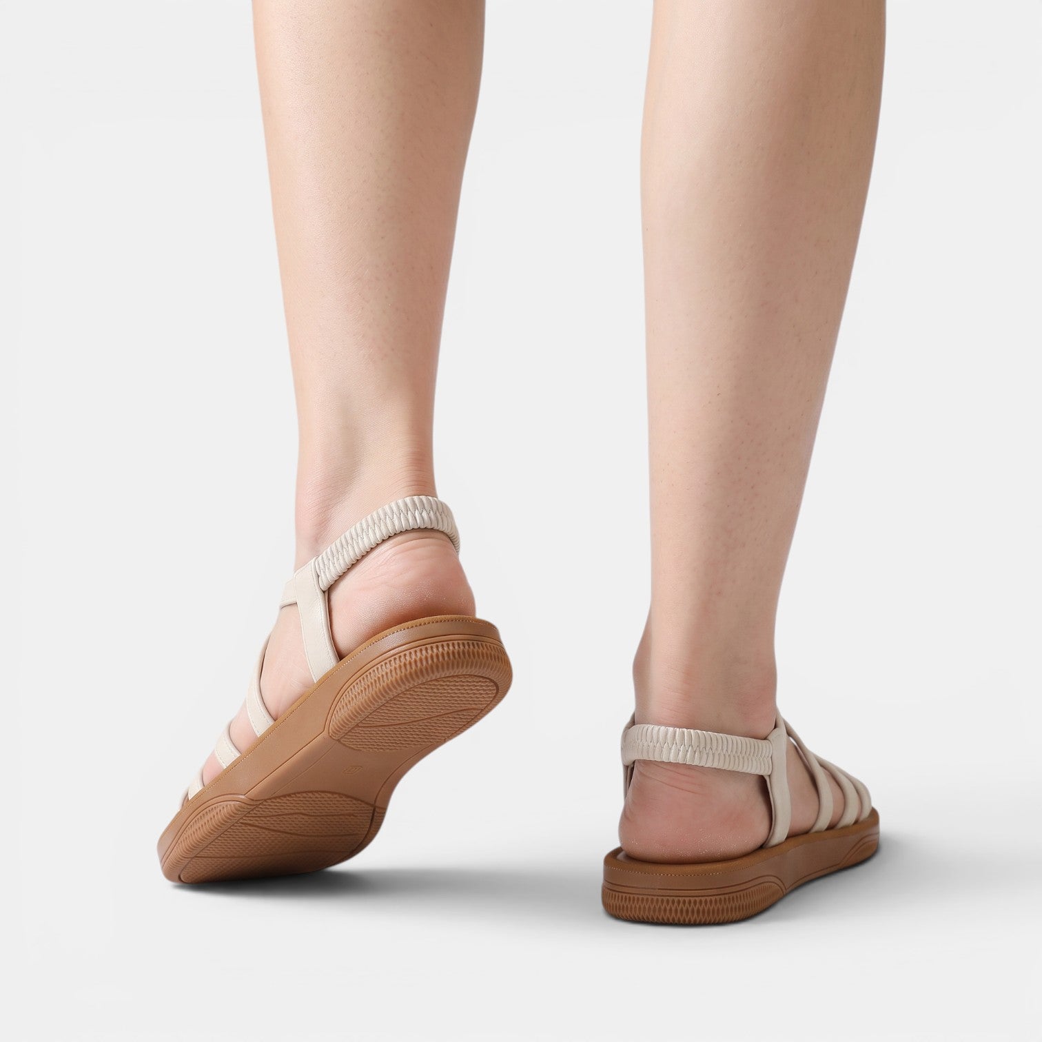 Sandalias Planas Mujer Elásticas