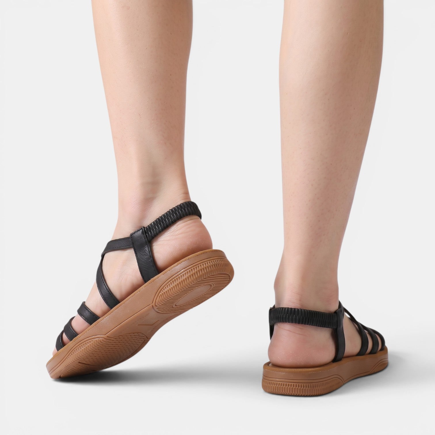 Sandalias Planas Mujer Elásticas