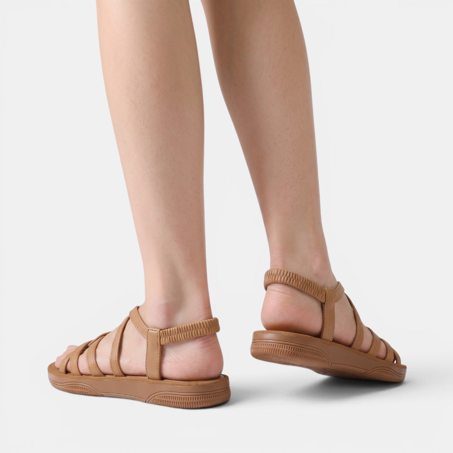 Sandalias Planas Mujer Elásticas