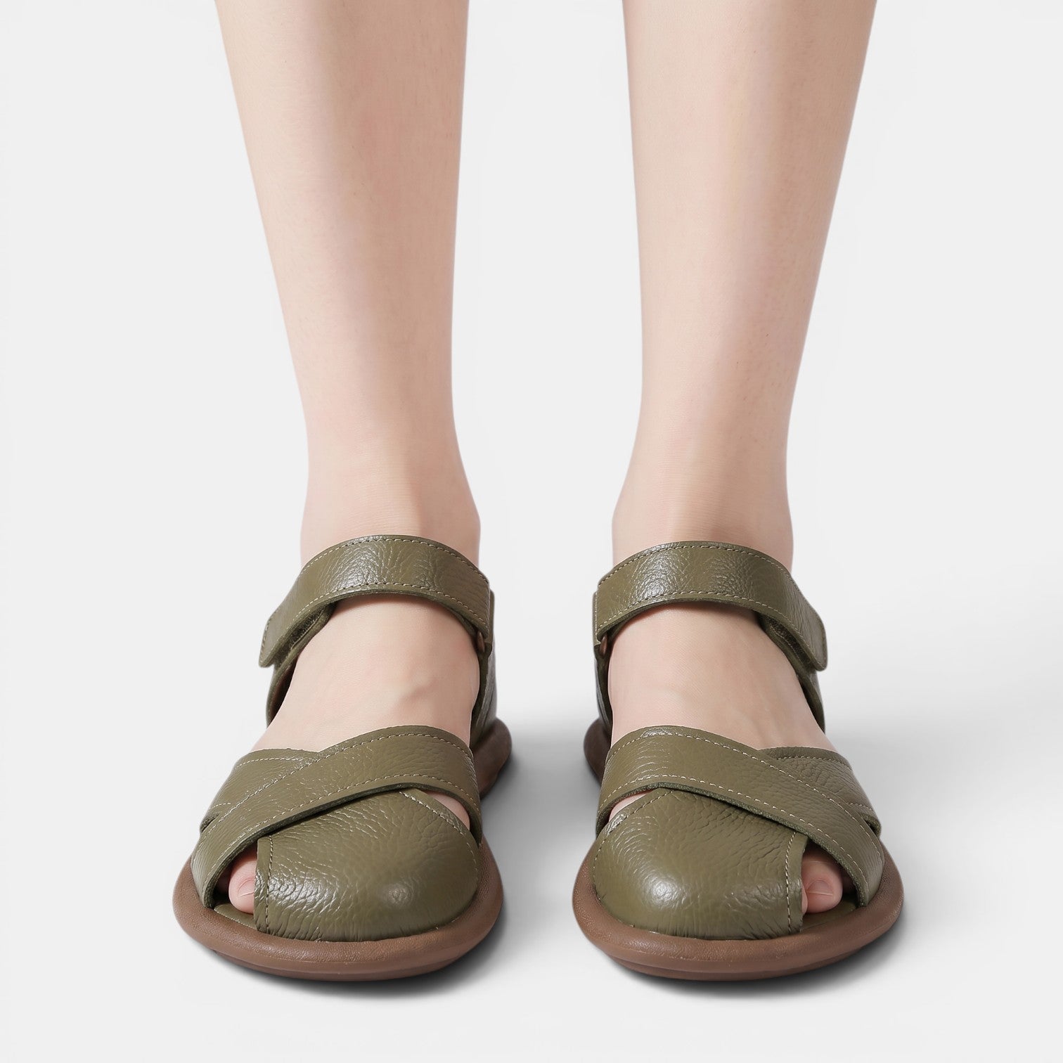 Women's Leather Roman Sandals