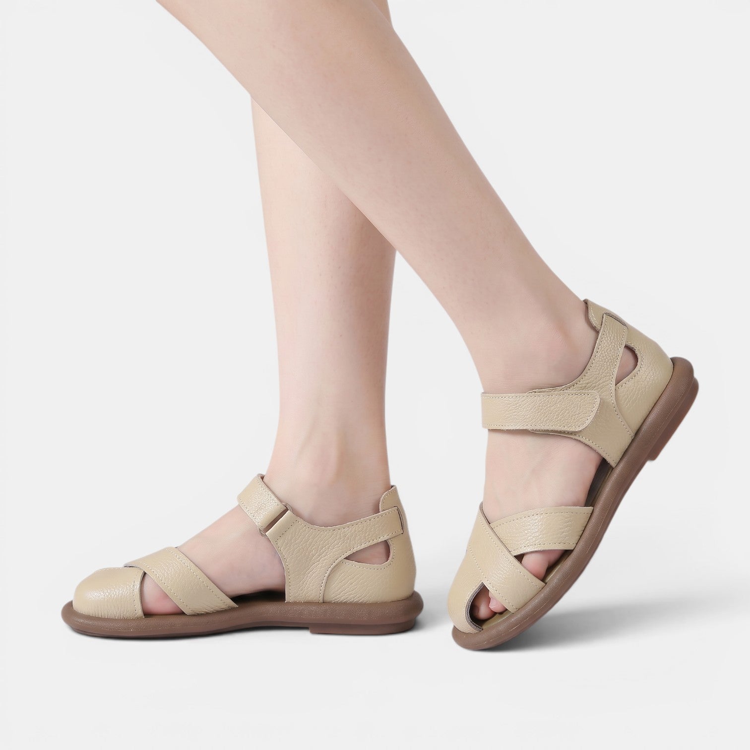 Women's Leather Roman Sandals