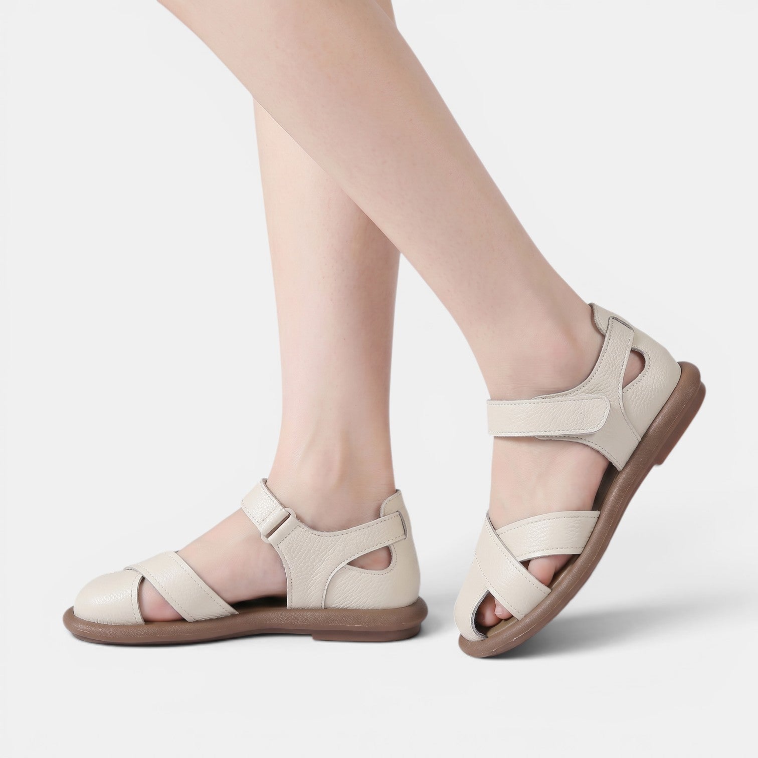 Women's Leather Roman Sandals