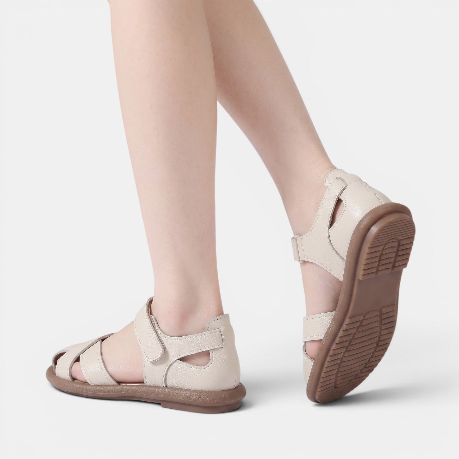 Women's Leather Roman Sandals