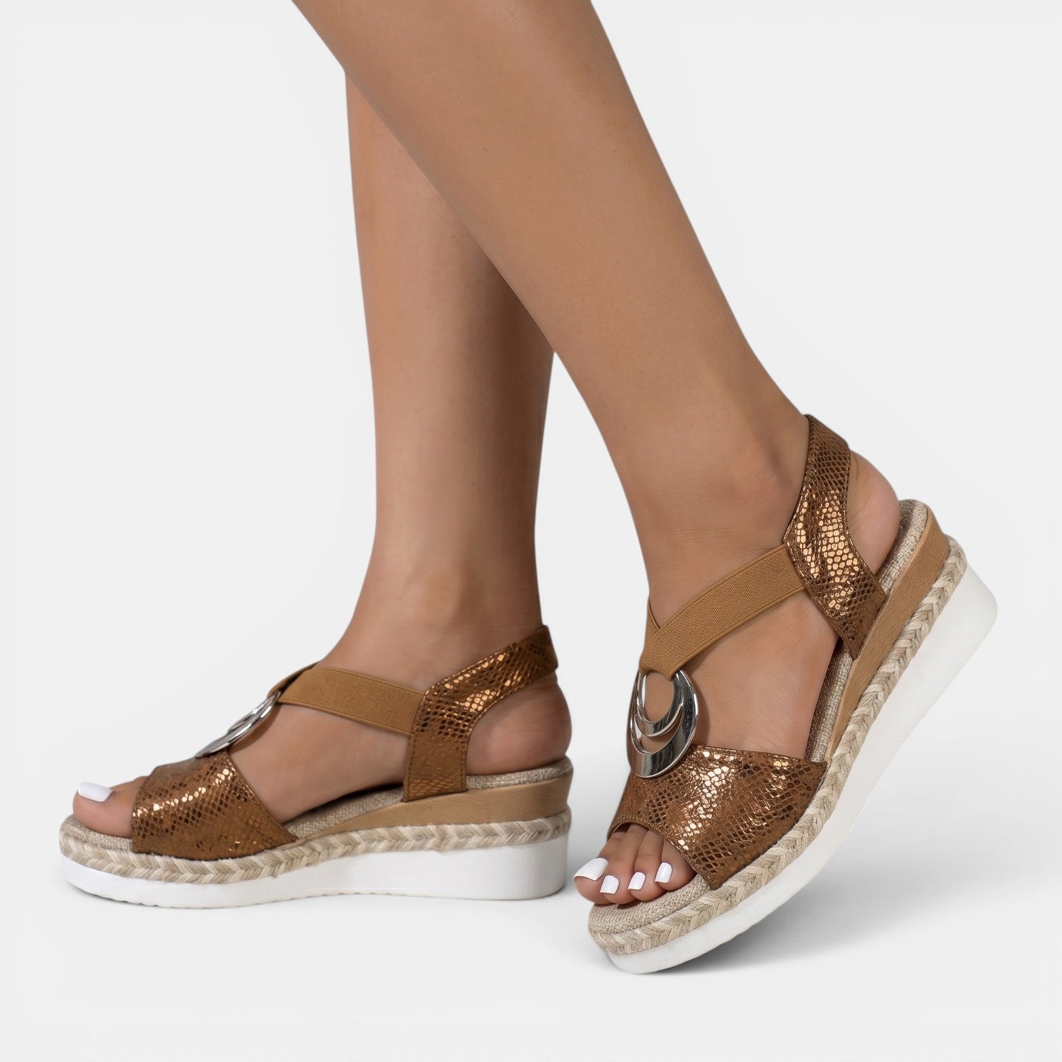 Sandalias Cuña Ortopédicas Mujer