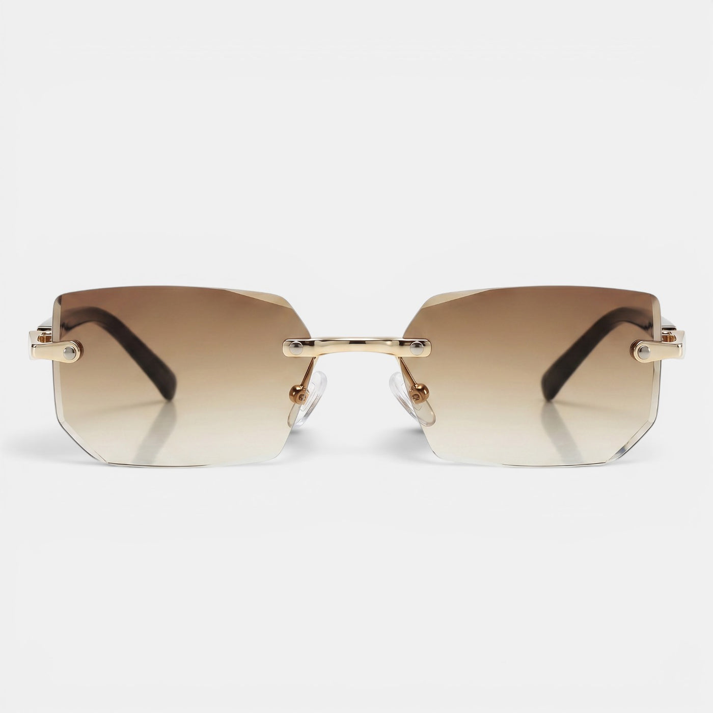 Gafas Sol Rectangulares Sin Montura