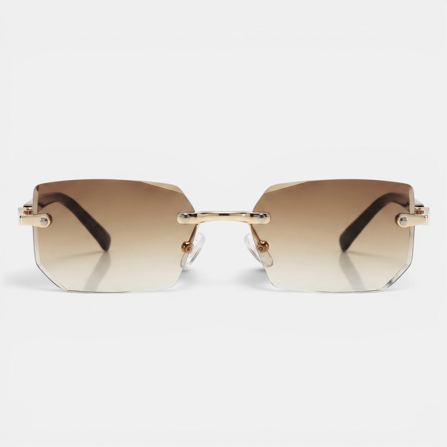 Gafas Sol Rectangulares Sin Montura