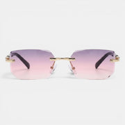 Gafas Sol Rectangulares Sin Montura