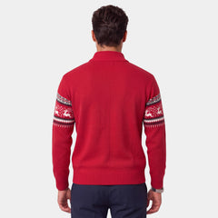 Jersey Navideño Hombre Punto Cuello Alto