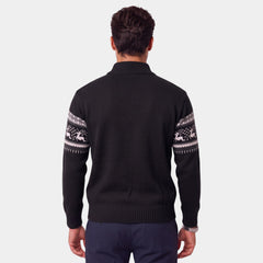 Jersey Navideño Hombre Punto Cuello Alto