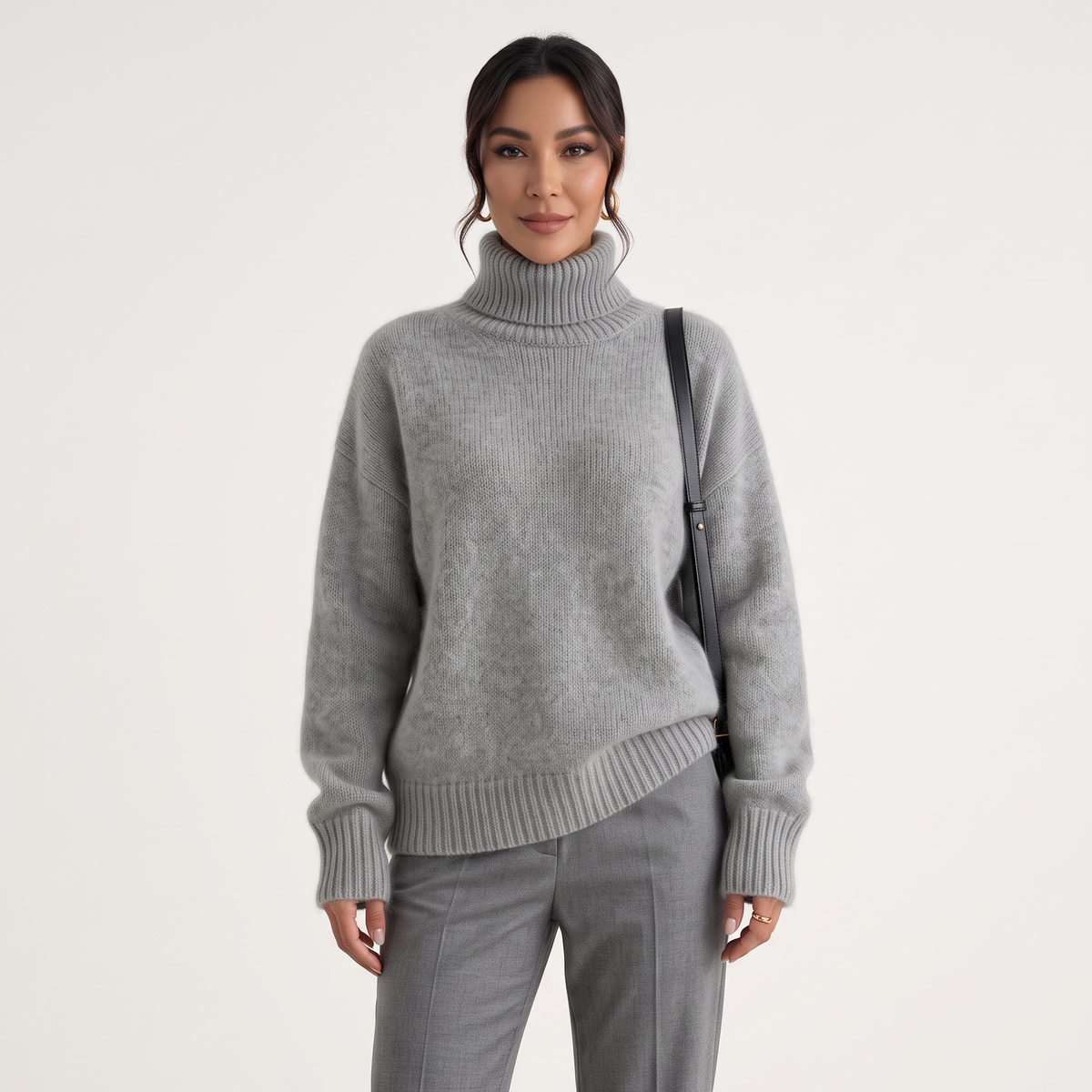 Women's Soft Cashmere Turtleneck Sweater