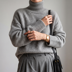 Women's Soft Cashmere Turtleneck Sweater