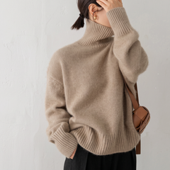Women's Soft Cashmere Turtleneck Sweater