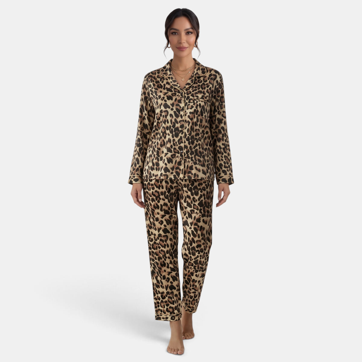 Women's Loungewear Pajama Set - Soft Two-Piece Sleepwear