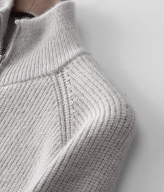 Men's 100% Merino Wool Zip Cardigan - Knit Sweater Jacket