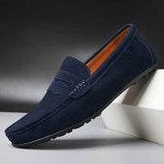 Mocasines de Ante para Hombre con Suela Antideslizante y Soporte de Arco