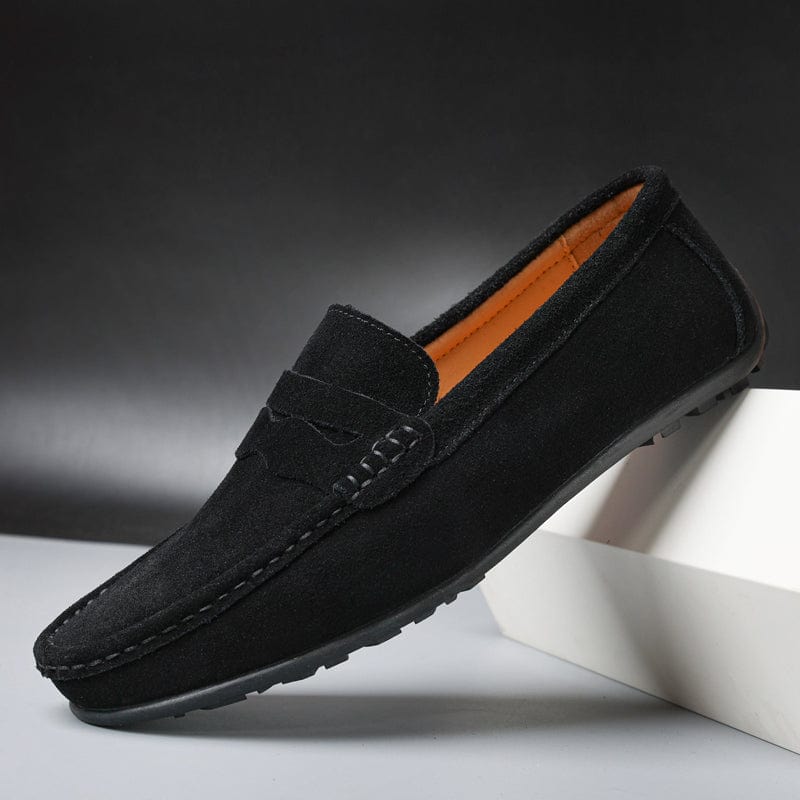 Mocasines de Ante para Hombre con Suela Antideslizante y Soporte de Arco