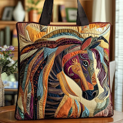Women's Handmade Quilted Tote Bag - Dog, Cat and Floral Prints